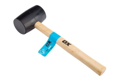 OX Trade Black Rubber Mallet