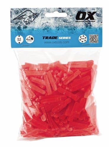 OX Trade Wedge Shaped Tile Spacers - 6mm (500 pcs)