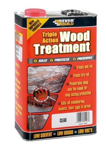 Triple Action Wood Treatment - Clear