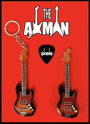 (Jimi Hendrix) Noel Redding:  Keyring & Magnet Variation