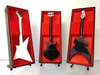 (Kiss) Ace Frehely, Gene Simmons, Paul Stanley: Miniature Guitar Set