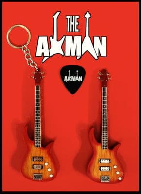 (Led Zeppelin) John Paul Jones: E-Bass - Keyring & Magnet Variation