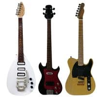 (Rolling Stones) Richards, Wymann, Jones: 1960's Miniature Guitar Set