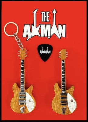 (The Byrds) Roger McGuinn: Rickenbacker - Keyring & Magnet Variation