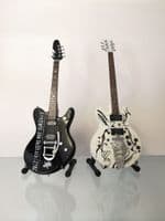 (The Cure) Robert Smith and Porl Thompson - Miniature Guitar Set