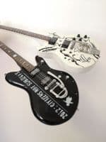 (The Cure) Robert Smith and Porl Thompson - Miniature Guitar Set
