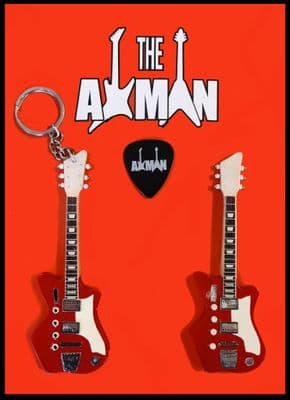 (The White Stripes) Jack White: 1964 Montgomery Ward JB Hutto Airline - Keyring & Magnet Variation