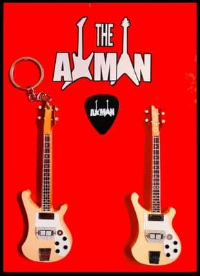(Yes) Chris Squire - Rickenbacker 4001CS: Keyring & Magnet Variation (UK Seller)