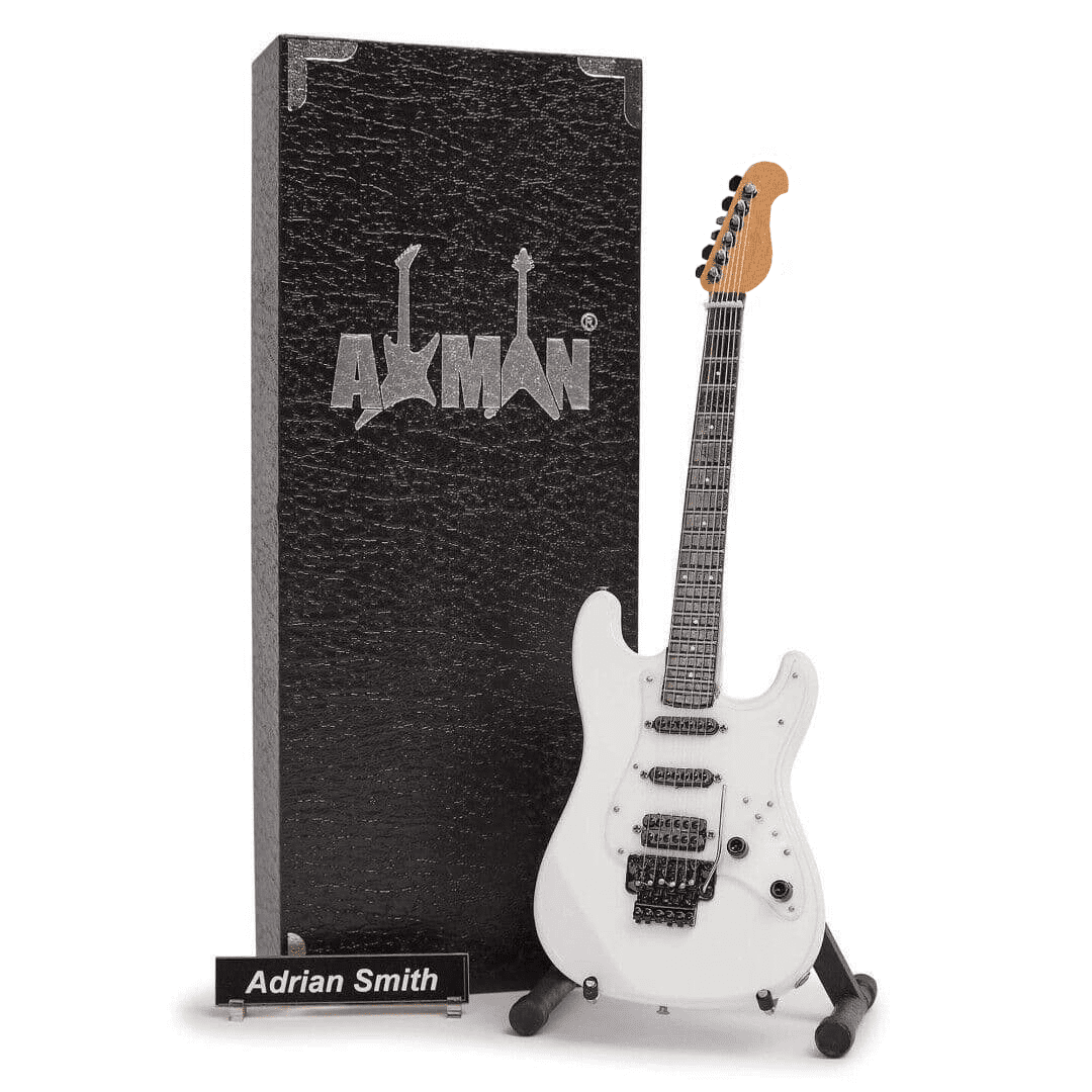 Adrian Smith Guitar Miniature Replica | Iron Maiden | Handmade
