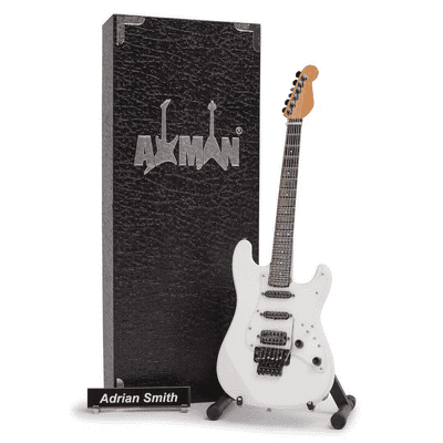 Adrian Smith Guitar Miniature Replica | Iron Maiden | Handmade Music Gifts