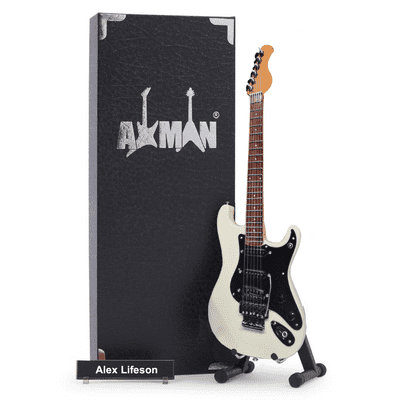 Alex Lifeson Guitar Miniature Replica | Rush | Handmade Music Gifts