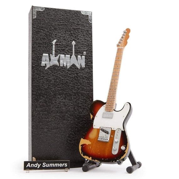 Andy Summers Guitar Miniature Replica | The Police | Handmade Music Gifts