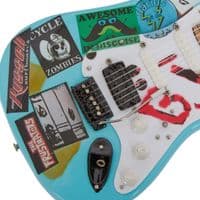 Billie Joe Armstrong Guitar Miniature Replica | Green Day | Handmade Music Gifts