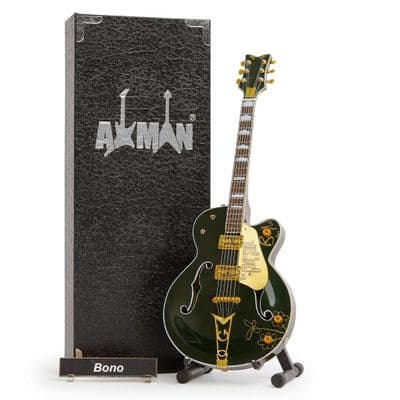 Bono Guitar Miniature Replica | U2 | Handmade Music Gifts