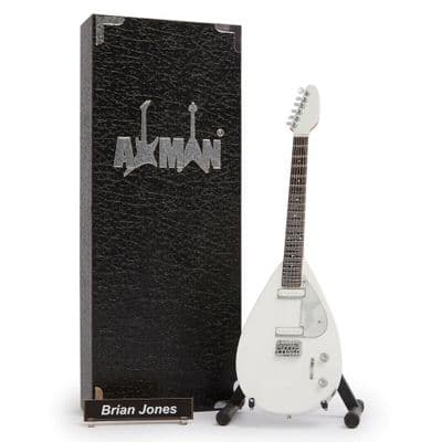Brian Jones Guitar Miniature Replica | The Rolling Stones | Handmade Music Gifts