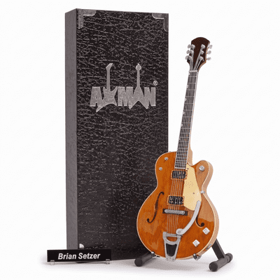 Brian Setzer Miniature Guitar Replica | Handmade Music Gifts