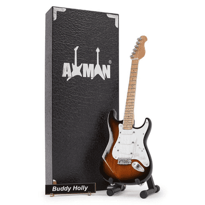 Buddy Holly Guitar Miniature Replica | Handmade Music Gifts