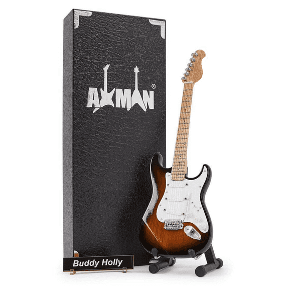 Buddy Holly Guitar Miniature Replica | Handmade Music Gifts