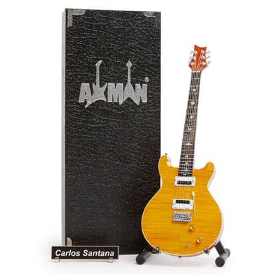 Carlos Santana Supernatural Guitar Miniature Replica | Santana | Handmade Music Gifts