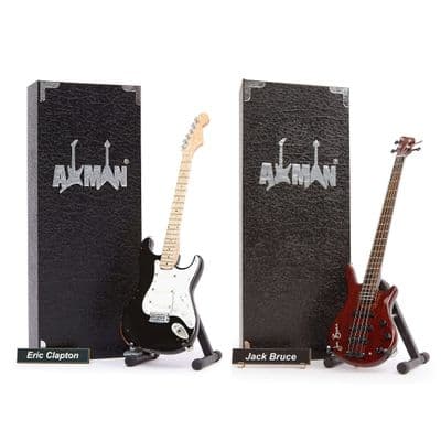 Cream Miniature Guitar Set | Eric Clapton | Jack Bruce | Handmade Gifts