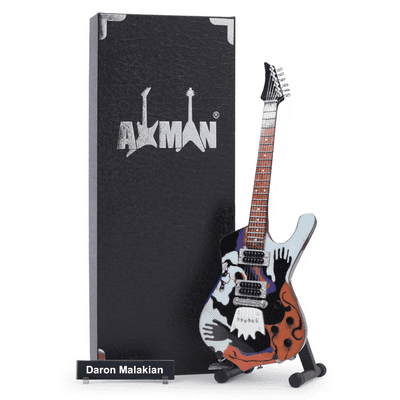 Daron Malakian Guitar Miniature Replica | System of a Down | Handmade Music Gifts