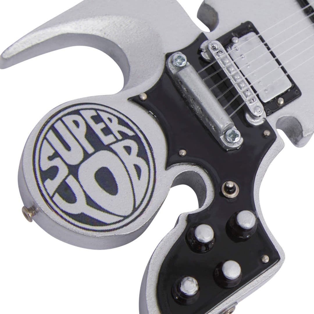 Dave Hill Super Yob Guitar Miniature Replica Slade Handmade Music Gifts dave-hill-super-yob-guitar-miniature-replica-slade-handmade-music-gifts