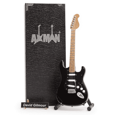 David Gilmour Guitar Miniature Replica | Pink Floyd | Handmade Music Gifts