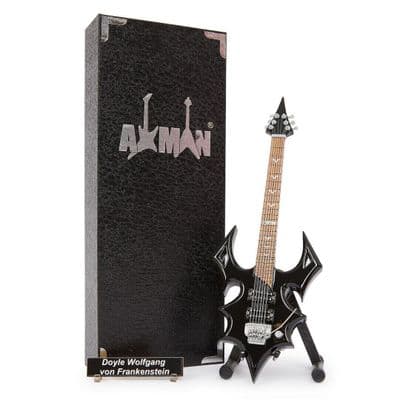 Doyle Wolfgang von Frankenstein Guitar Miniature Replica | The Misfits | Handmade Music Gifts