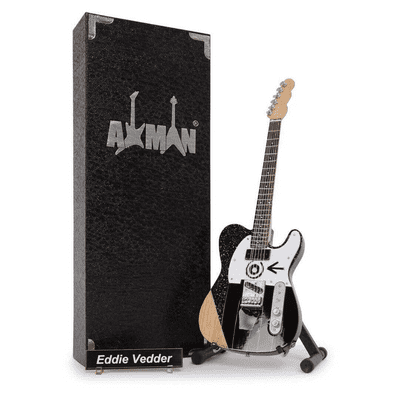 Eddie Vedder Guitar Miniature Replica | Pearl Jam | Handmade Music Gifts