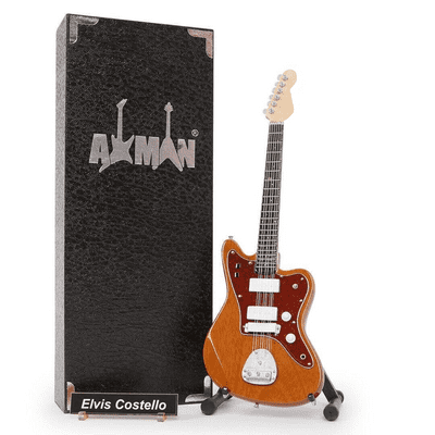 Elvis Costello Guitar Miniature Replica | Handmade Music Gifts