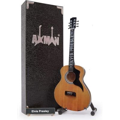 Elvis Presley Guitar Miniature Replica | Music Gifts | Handmade