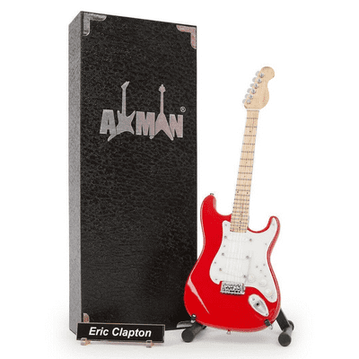 Eric Clapton Guitar Miniature Replica | Torino Red | Cream | Handmade Music Gifts