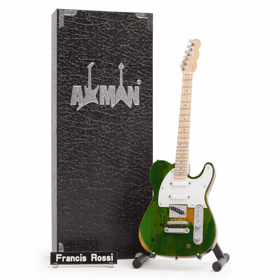 Francis Rossi Green Guitar Mini Replica | Status Quo | Axman