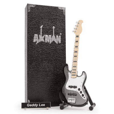 Geddy Lee Guitar Miniature Replica | Rush | Handmade Music Gifts