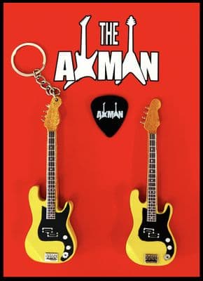 Gerry McAvoy Bass Guitar Keyring & Magnet Variation