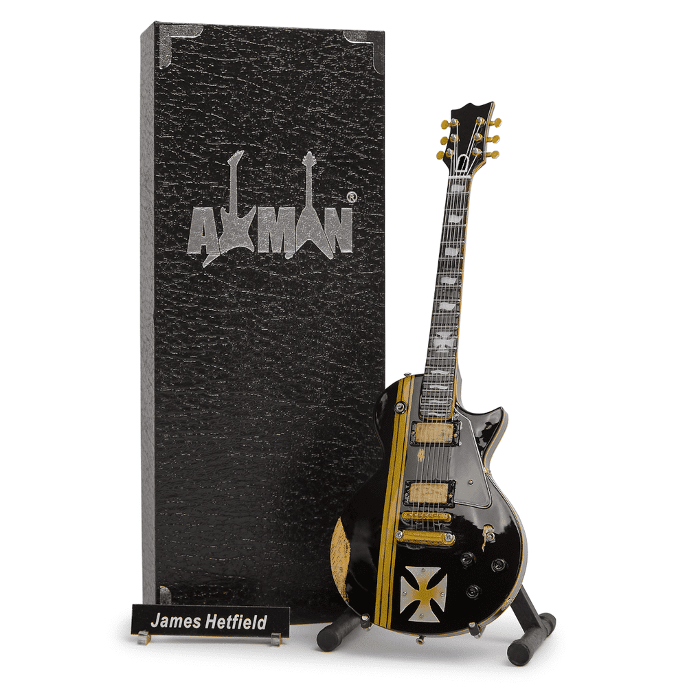 James Hetfield Iron Cross Guitar Miniature Replica Metallica
