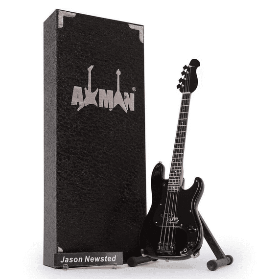 Jason Newsted Bass Guitar Miniature Replica | Metallica| Handmade Music Gifts