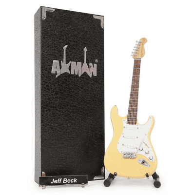 Jeff Beck Guitar Miniature Replica | Handmade Music Gifts