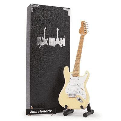 Jimi Hendrix Guitar Miniature Replica | Handmade Music Gifts