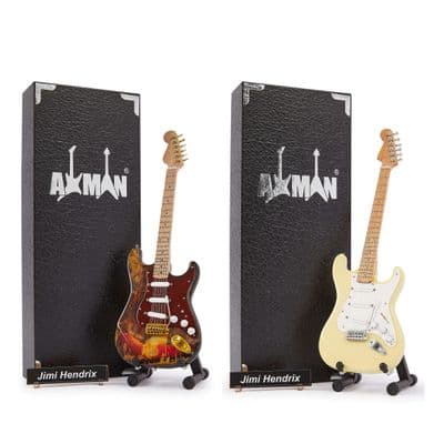 Jimi Hendrix Hendrix Miniature Guitar Set | Handmade Gifts