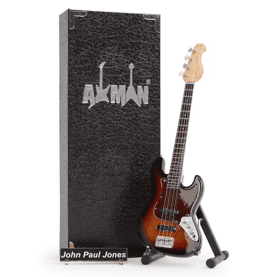 John Paul Jones Bass Guitar Miniature Replica | Led Zeppelin | Music Gifts