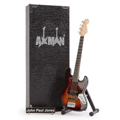 John Paul Jones Bass Guitar Miniature Replica | Led Zeppelin | Music Gifts