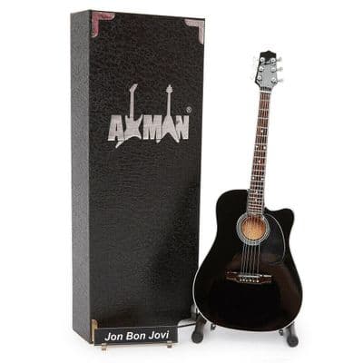 Jon Bon Jovi Guitar Miniature Replica | Bon Jovi | Handmade Music Gifts
