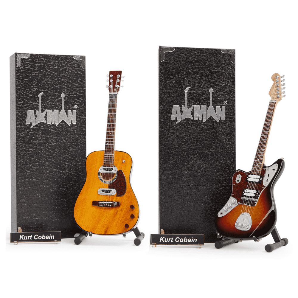 miniatuur gitaar Fender Jag-Stang van Kurt Cobain - NIRVANA -,kurt miniatuur gitaar Fender Jag-Stang van Kurt Cobain - NIRVANA -,kurt