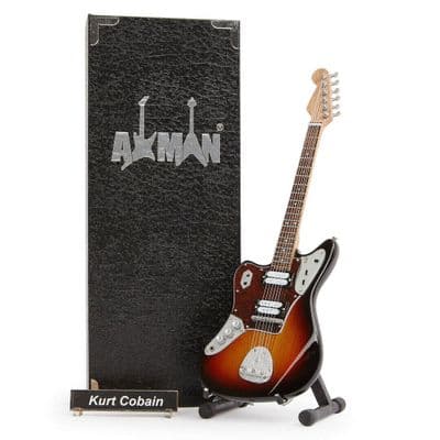 Kurt Cobain Guitar Miniature Replica 1965 | Nirvana | Handmade Music Gifts