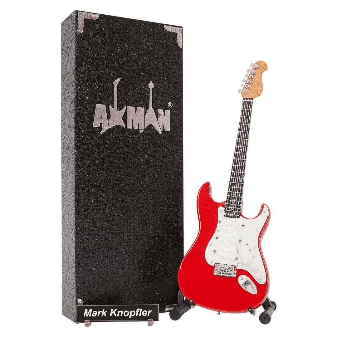 Mark Knopfler 1961 miniature guitar replica, 1:4 scale handmade tribute