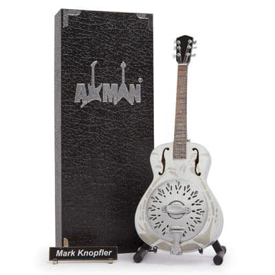 Mark Knopfler Guitar Miniature Replica | Resonator | Dire Straits | Handmade Music Gifts