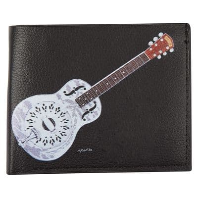 Mark Knopfler Wallet / Gift Box | Plectrum Holder | Vegan Leather | Original Artwork