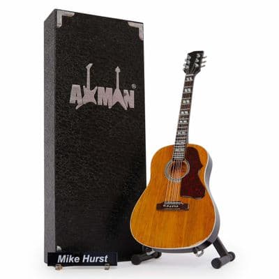 Mike Hurst Guitar Miniature Replica | The Springfields | Handmade Music Gifts