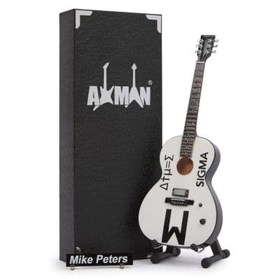 Mike Peters Guitar Miniature Replica | The Alarm | Handmade Music Gifts